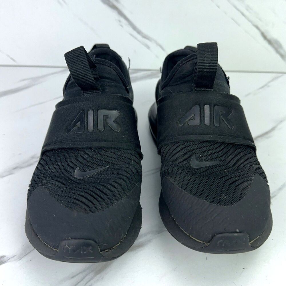 Nike Air Max 270 Triple Black CI1107-005 Youth US 2Y EUR 33.5  Kids Sneakers - Picture 2 of 7